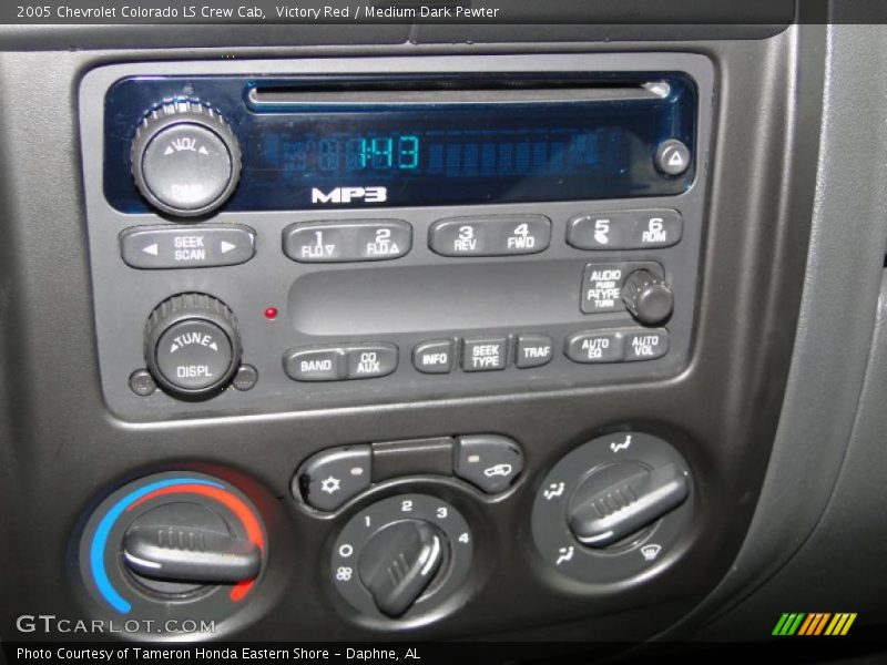Controls of 2005 Colorado LS Crew Cab