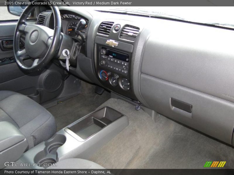 Victory Red / Medium Dark Pewter 2005 Chevrolet Colorado LS Crew Cab