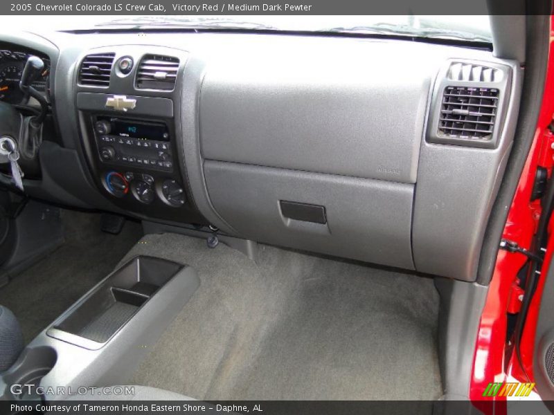 Victory Red / Medium Dark Pewter 2005 Chevrolet Colorado LS Crew Cab