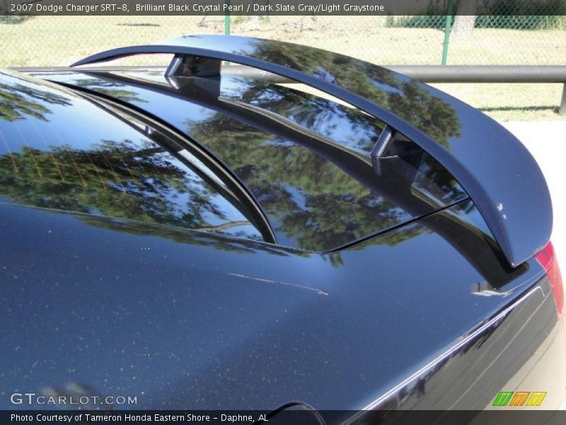 Brilliant Black Crystal Pearl / Dark Slate Gray/Light Graystone 2007 Dodge Charger SRT-8