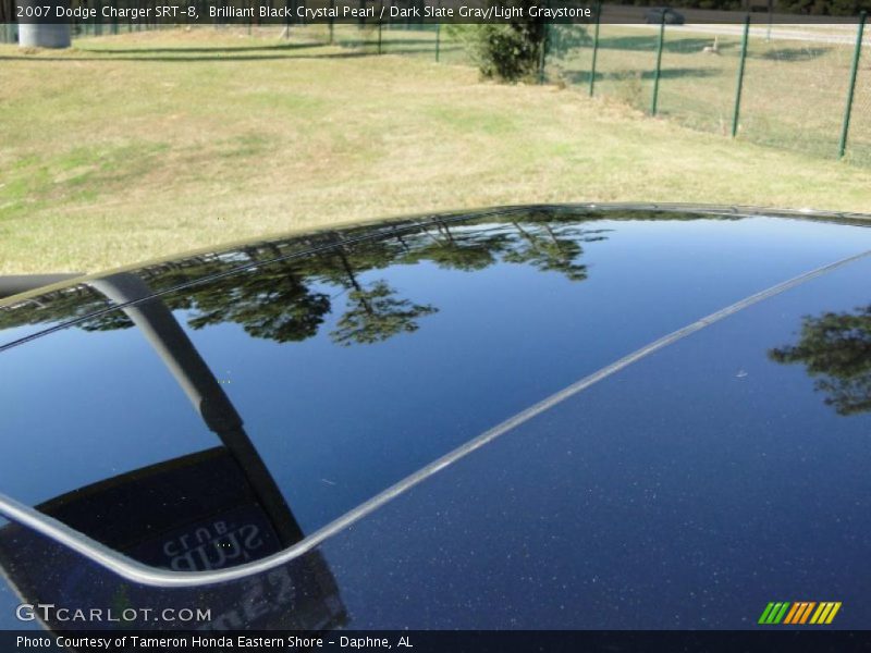 Brilliant Black Crystal Pearl / Dark Slate Gray/Light Graystone 2007 Dodge Charger SRT-8