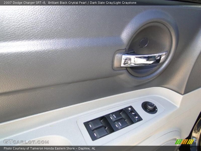Brilliant Black Crystal Pearl / Dark Slate Gray/Light Graystone 2007 Dodge Charger SRT-8