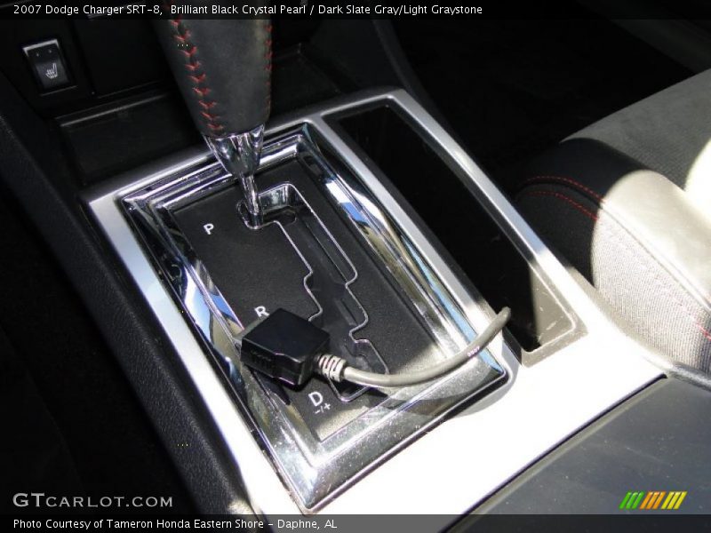 Brilliant Black Crystal Pearl / Dark Slate Gray/Light Graystone 2007 Dodge Charger SRT-8