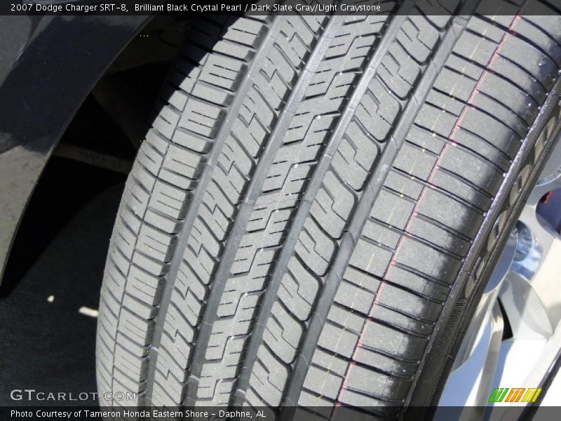 Brilliant Black Crystal Pearl / Dark Slate Gray/Light Graystone 2007 Dodge Charger SRT-8