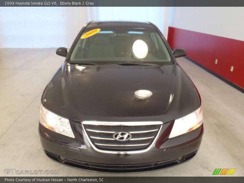 Ebony Black / Gray 2009 Hyundai Sonata GLS V6
