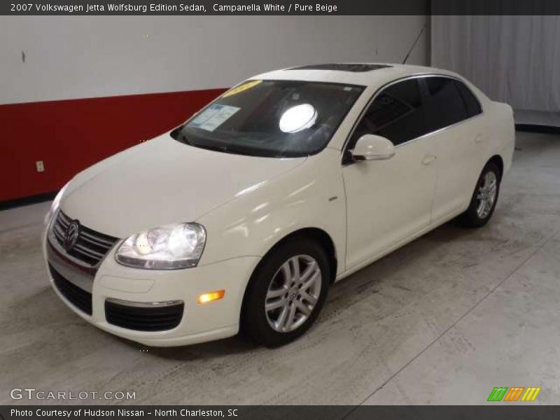 Campanella White / Pure Beige 2007 Volkswagen Jetta Wolfsburg Edition Sedan