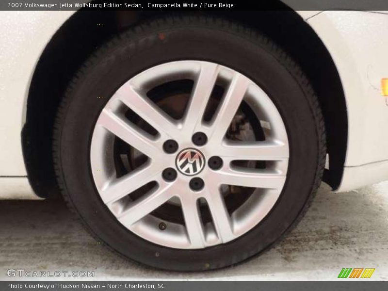 Campanella White / Pure Beige 2007 Volkswagen Jetta Wolfsburg Edition Sedan