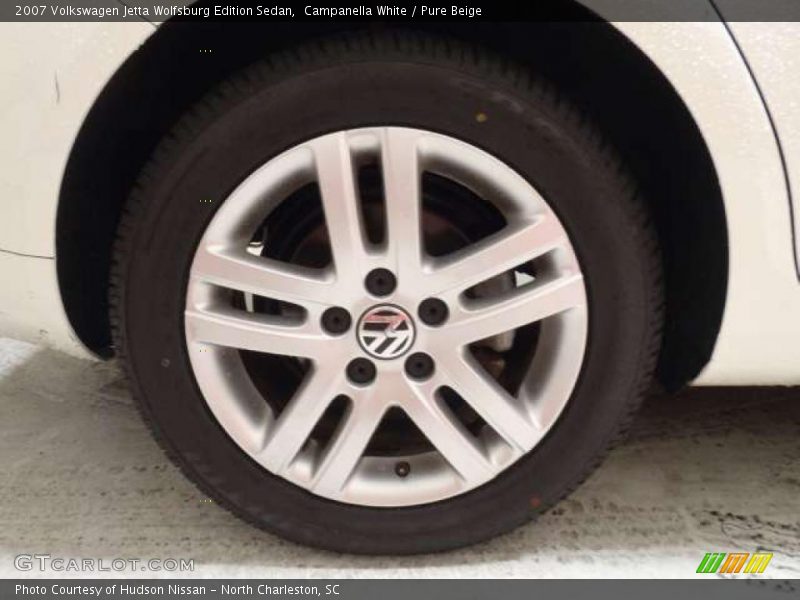 Campanella White / Pure Beige 2007 Volkswagen Jetta Wolfsburg Edition Sedan