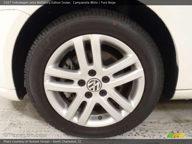 Campanella White / Pure Beige 2007 Volkswagen Jetta Wolfsburg Edition Sedan