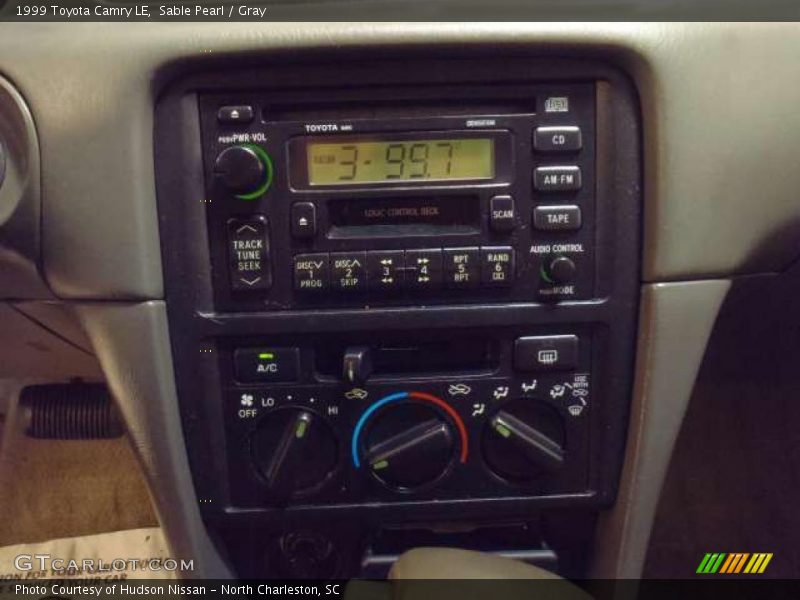 Controls of 1999 Camry LE