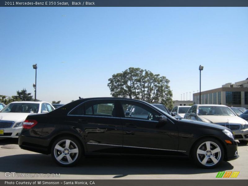 Black / Black 2011 Mercedes-Benz E 350 Sedan