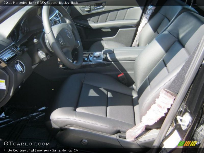 Black / Black 2011 Mercedes-Benz E 350 Sedan