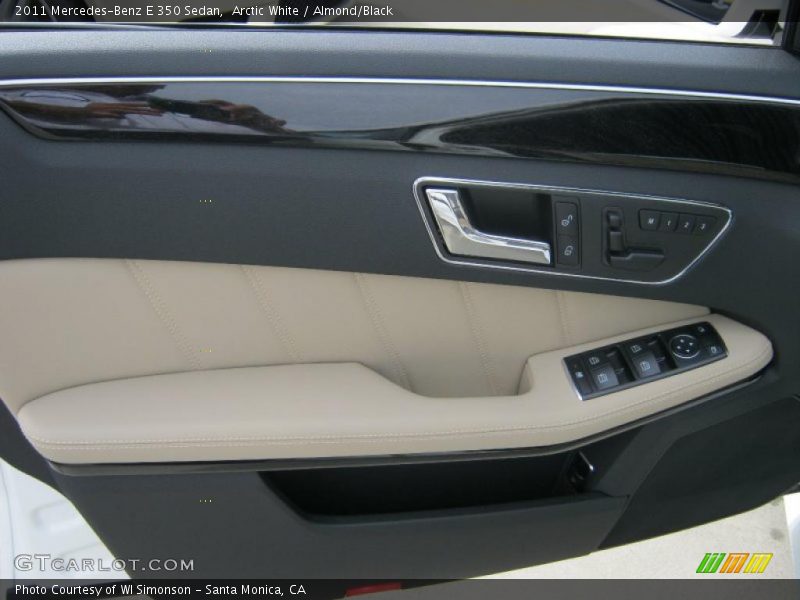 Arctic White / Almond/Black 2011 Mercedes-Benz E 350 Sedan