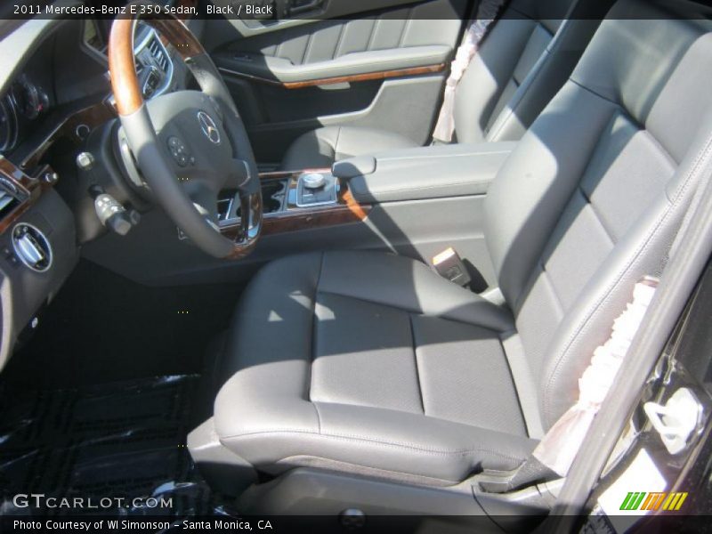 Black / Black 2011 Mercedes-Benz E 350 Sedan