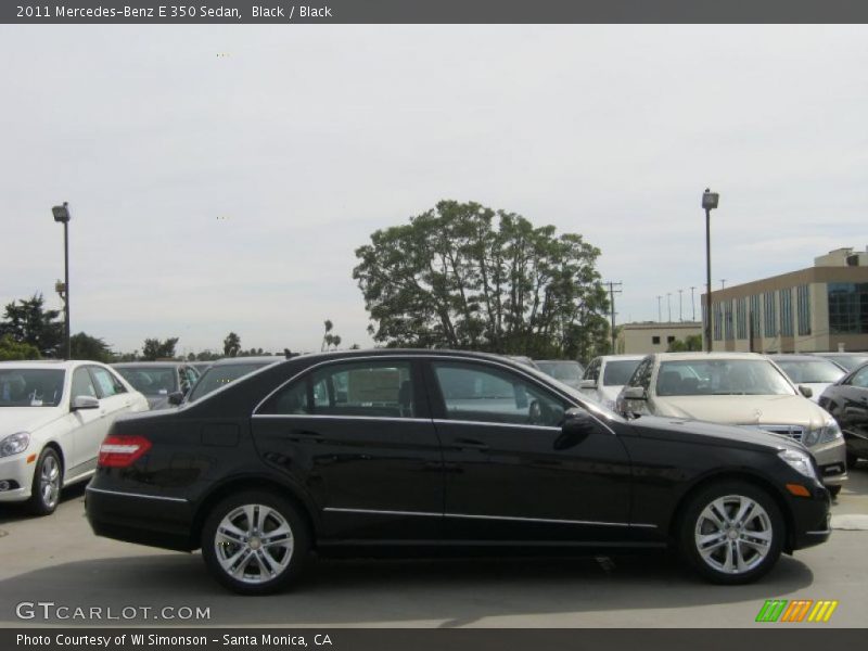 Black / Black 2011 Mercedes-Benz E 350 Sedan
