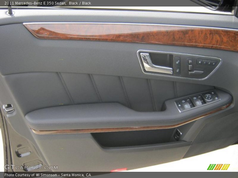 Black / Black 2011 Mercedes-Benz E 350 Sedan