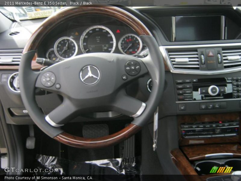 Black / Black 2011 Mercedes-Benz E 350 Sedan