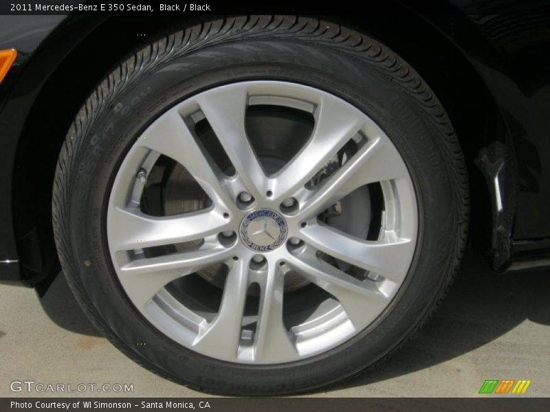 Black / Black 2011 Mercedes-Benz E 350 Sedan