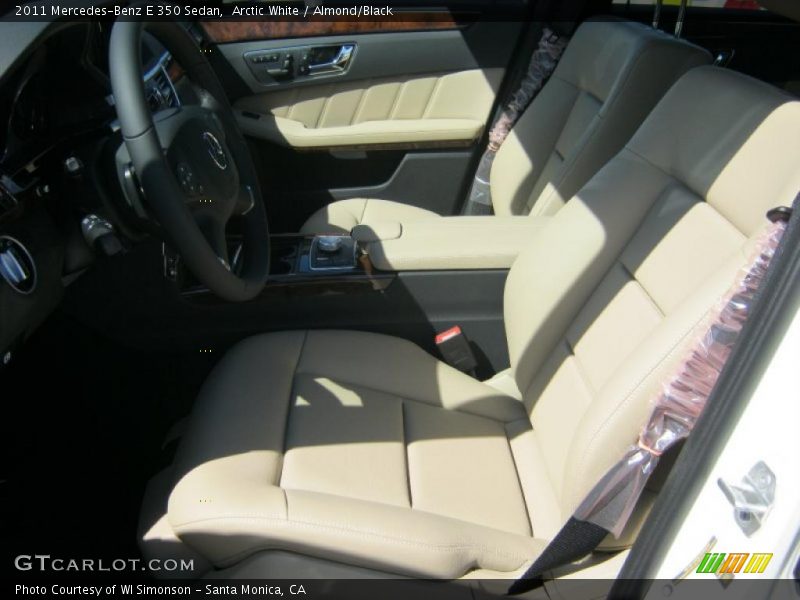 Arctic White / Almond/Black 2011 Mercedes-Benz E 350 Sedan