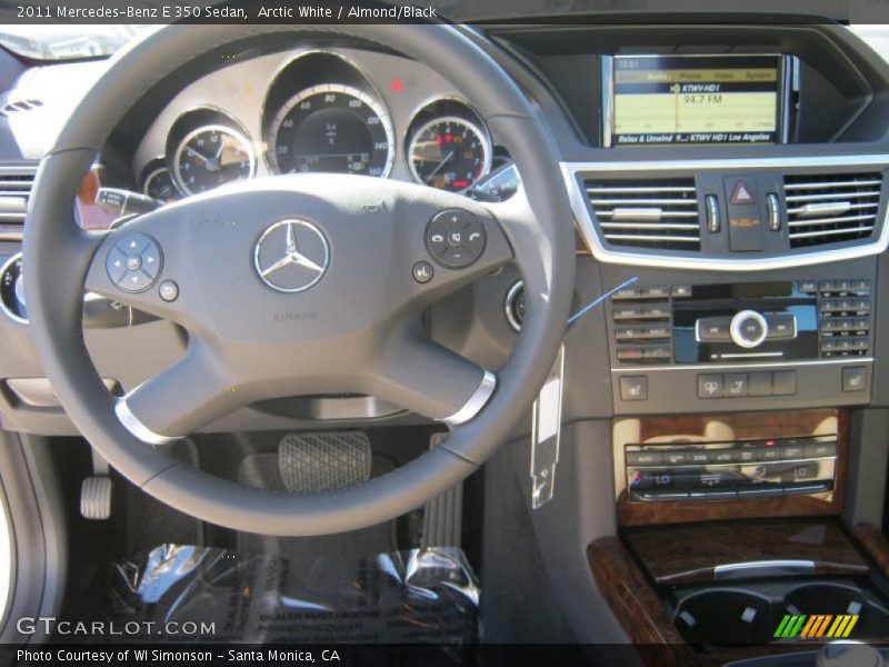Arctic White / Almond/Black 2011 Mercedes-Benz E 350 Sedan