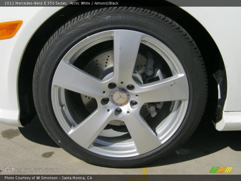 Arctic White / Almond/Black 2011 Mercedes-Benz E 350 Sedan