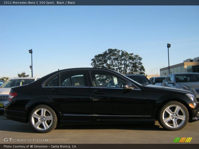 Black / Black 2011 Mercedes-Benz C 300 Sport