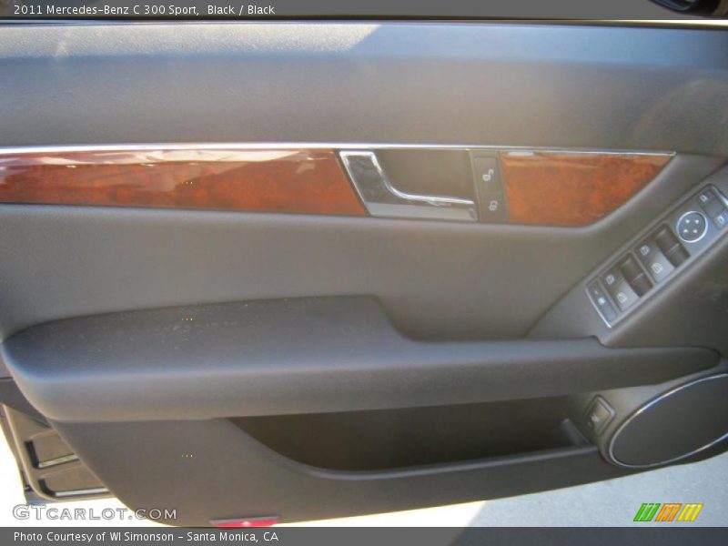 Black / Black 2011 Mercedes-Benz C 300 Sport
