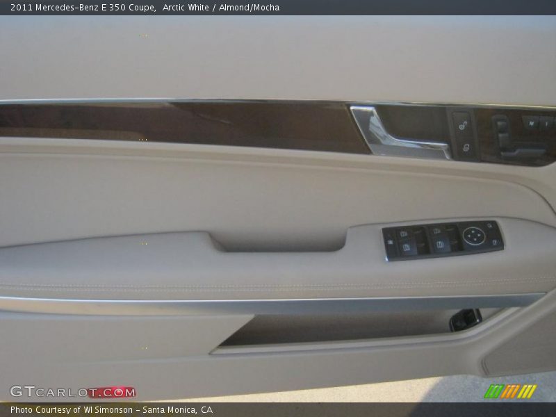 Arctic White / Almond/Mocha 2011 Mercedes-Benz E 350 Coupe