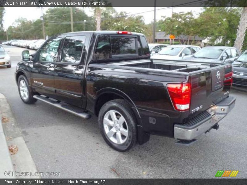 Galaxy Black / Almond 2011 Nissan Titan SL Crew Cab