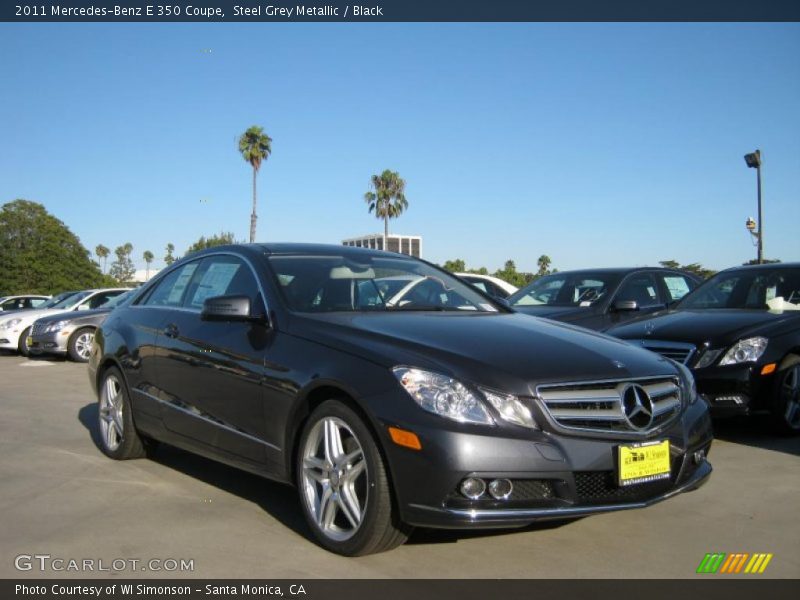 Front 3/4 View of 2011 E 350 Coupe