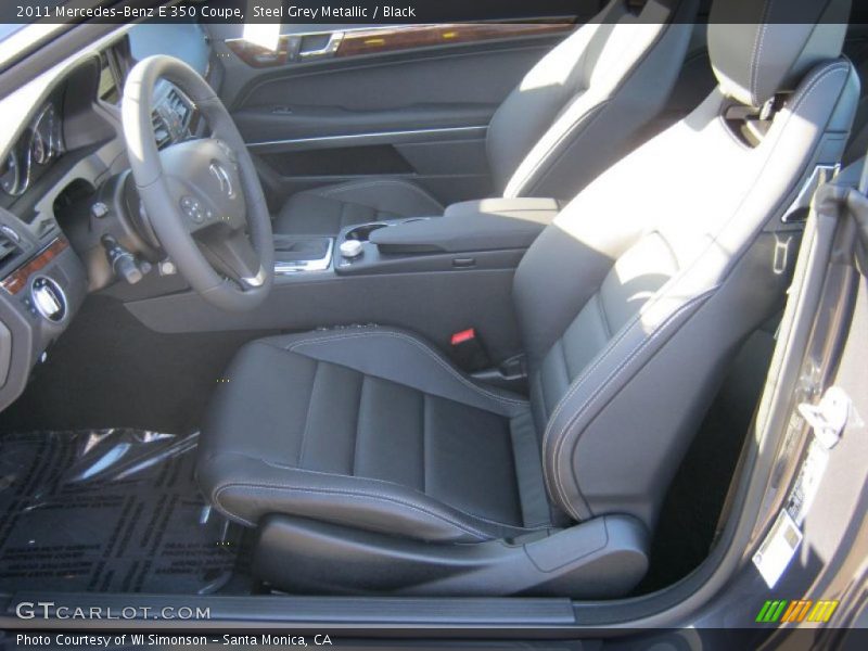  2011 E 350 Coupe Black Interior