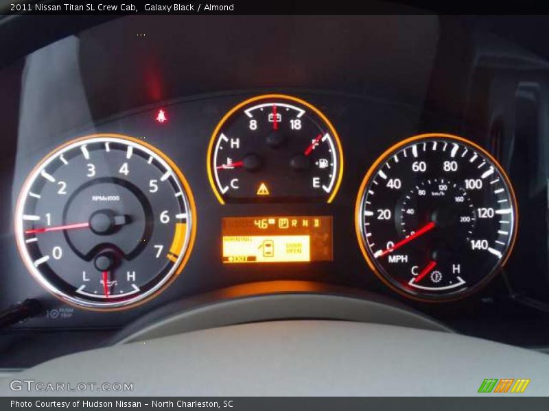 Galaxy Black / Almond 2011 Nissan Titan SL Crew Cab