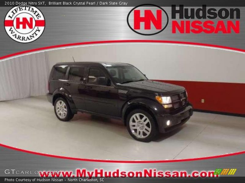 Brilliant Black Crystal Pearl / Dark Slate Gray 2010 Dodge Nitro SXT