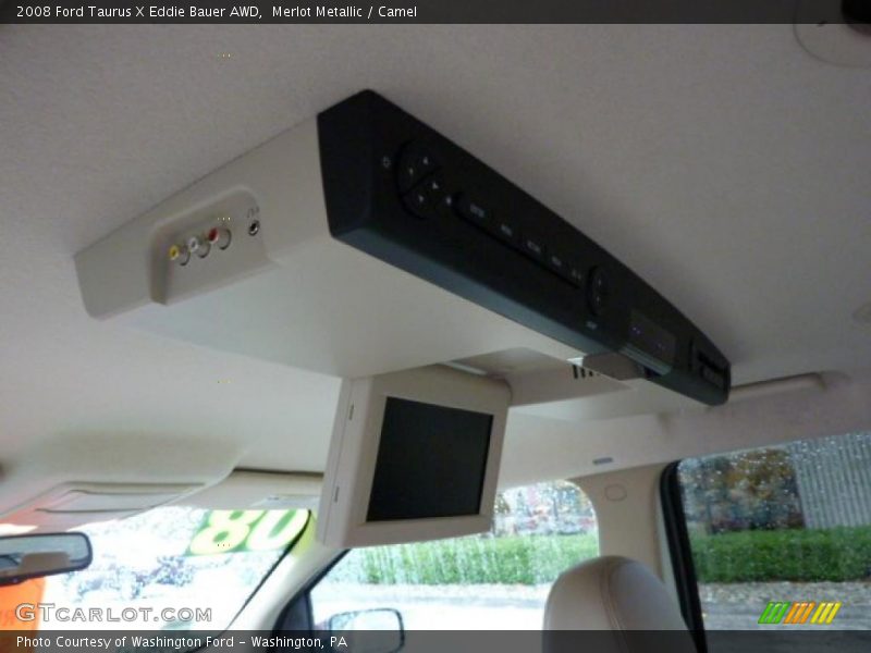 Merlot Metallic / Camel 2008 Ford Taurus X Eddie Bauer AWD