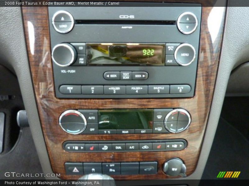 Controls of 2008 Taurus X Eddie Bauer AWD