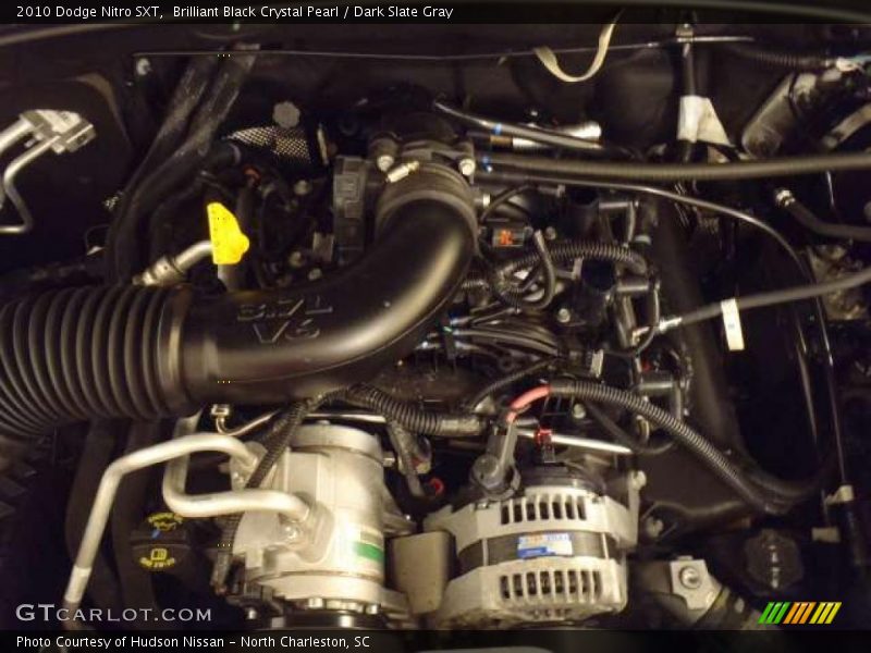 Brilliant Black Crystal Pearl / Dark Slate Gray 2010 Dodge Nitro SXT