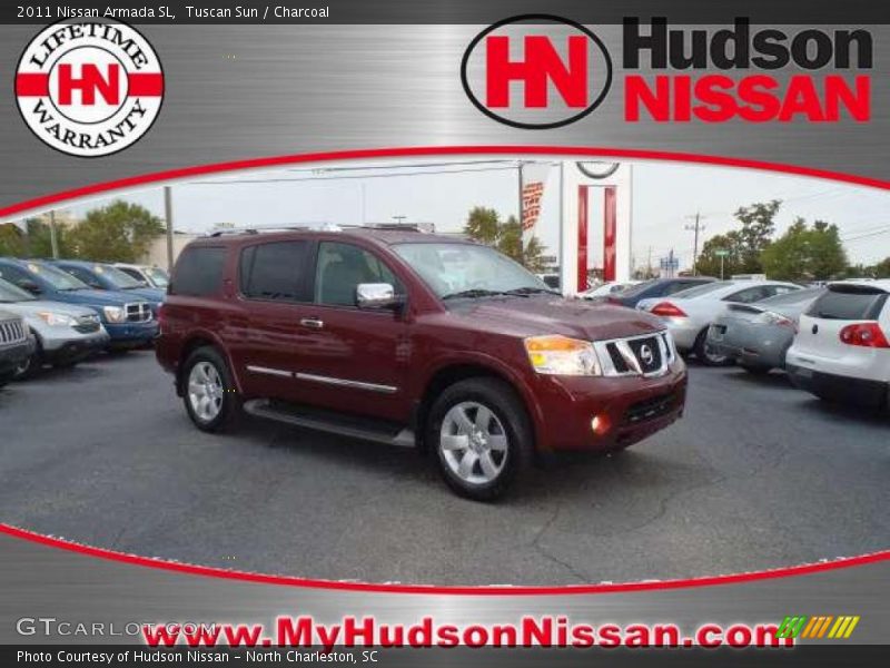 Tuscan Sun / Charcoal 2011 Nissan Armada SL