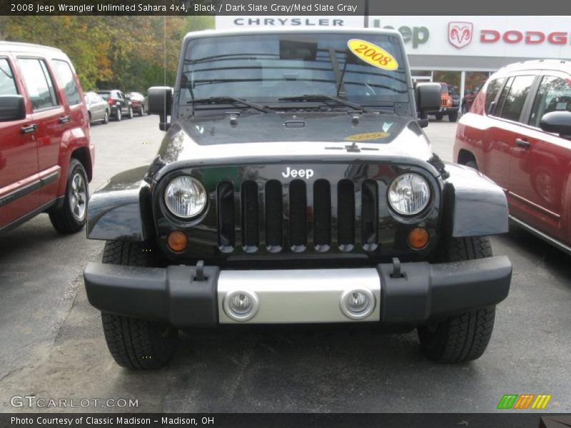 Black / Dark Slate Gray/Med Slate Gray 2008 Jeep Wrangler Unlimited Sahara 4x4