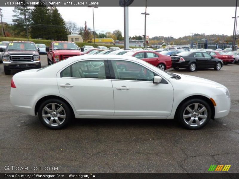 White Suede / Camel 2010 Mercury Milan V6 Premier