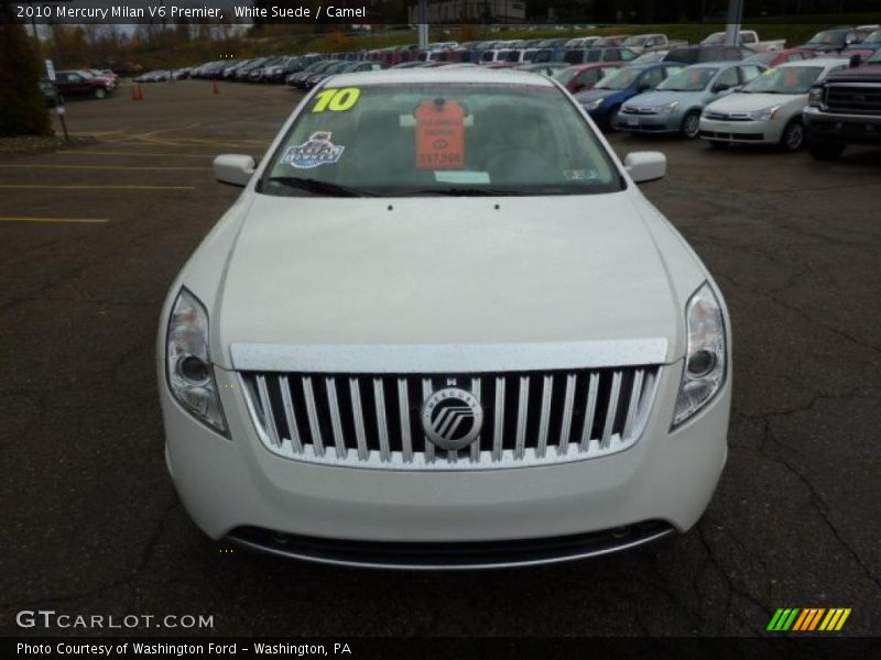 White Suede / Camel 2010 Mercury Milan V6 Premier