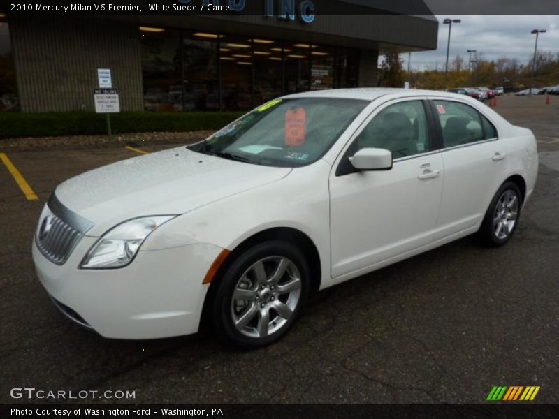 White Suede / Camel 2010 Mercury Milan V6 Premier