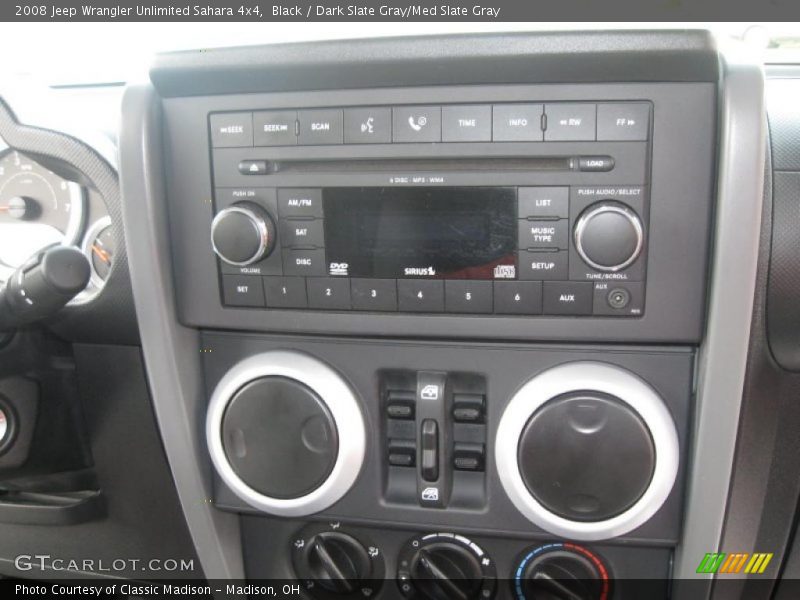 Black / Dark Slate Gray/Med Slate Gray 2008 Jeep Wrangler Unlimited Sahara 4x4