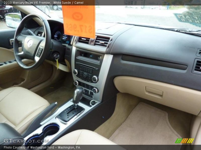 White Suede / Camel 2010 Mercury Milan V6 Premier