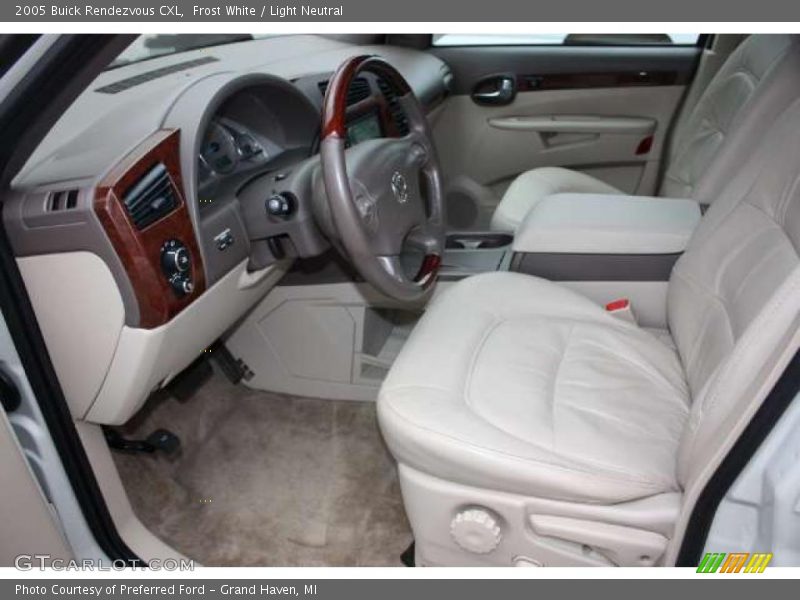 Frost White / Light Neutral 2005 Buick Rendezvous CXL