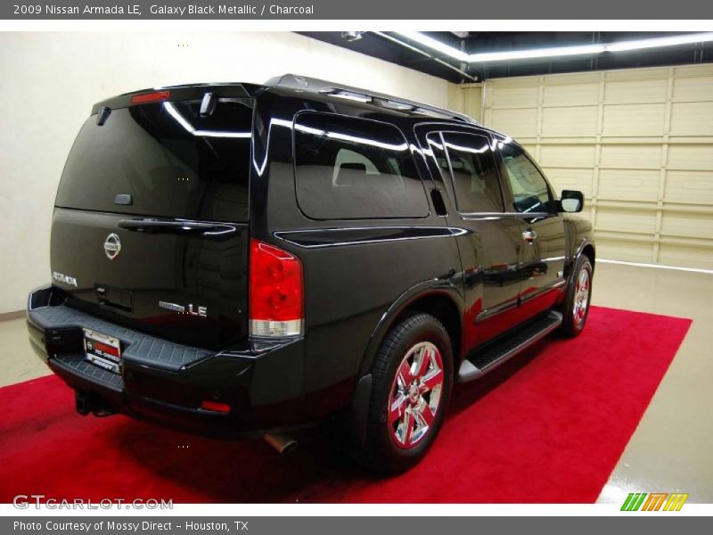 Galaxy Black Metallic / Charcoal 2009 Nissan Armada LE