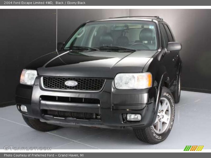 Black / Ebony Black 2004 Ford Escape Limited 4WD