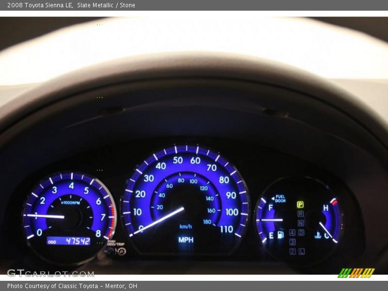 Slate Metallic / Stone 2008 Toyota Sienna LE