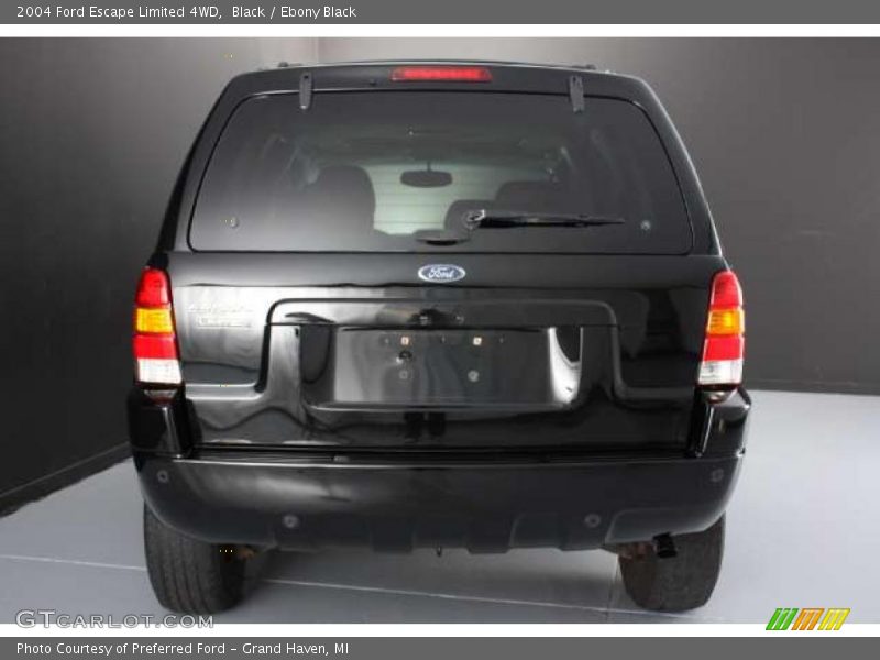 Black / Ebony Black 2004 Ford Escape Limited 4WD