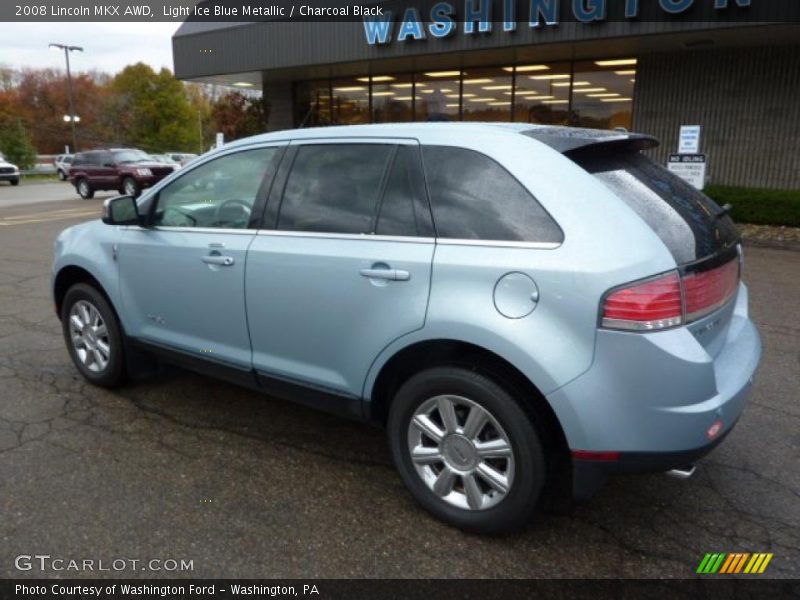 Light Ice Blue Metallic / Charcoal Black 2008 Lincoln MKX AWD