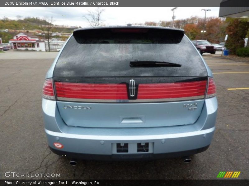 Light Ice Blue Metallic / Charcoal Black 2008 Lincoln MKX AWD